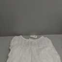 Lucky Brand Women's Volume Sleeve Peasant Top, Large