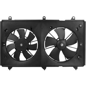 620-225 AC Condenser Cooling Radiator Fan Assembly Fits for 2003 2004 2005 2006 2007 Accord L4 2.4L Gas 620225 630840