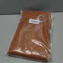 COSVIYA Grommet Room Darkening Brunt Orange Curtains 84 inch for Bedroom, 38"W x 84"L