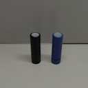 Irenare 5oz Mini Water Bottle Mini Insulated Stainless Steel Bottle Purse Water Bottle Cute Leak Proof Water Flask Keeps Drink Cold and Hot for Purse Kids Women Lunch Bag (Black, Blue, 2 Pieces)