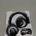 LOBKIN Open Ear Headphones, Bluetooth 6.0 Wireless Headset with Mic Detachable, Adjustable RGB Lights, Voice Assistant Comfortable Breathable Safe Lightweight Over Ear Headphones for Working Gaming