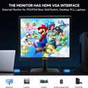 17" Monitor 1280 X 1024 with 45% sRGB Color Correction and 5:4 Aspect Ratio, 75 Hz, VESA Mountable, LED Monitor for PC, Laptop and Computer VGA, HDMI, TN Panel