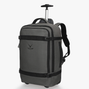 Hynes Eagle Rolling Backpack 42L Backpack with Wheels Airline Approved Carry on Luggage Laptop Travel Suitcase Bag for Women Men Dark Grey