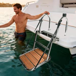 Stainless Steel Teakwood Diving Platform