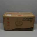 E-far Pasta Bowls Set of 6, 35oz Large Salad Bowl Plate for Dinner Serving Soup, Wide & Shallow Ceramic Stoneware Pasta Plates, Microwave & Dishwasher Safe, Textured Stripes & Speckled White, 8