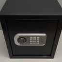 1.8 Cuft Safes for Home, Security Safe Box with Fireproof Waterproof Money Bag, Home Safes with Electronic Keypad Spare Key, Smart Alert, Digital Safety Box for Documents Valuables Jewelry