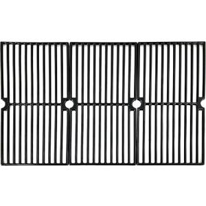 Direct store Parts DC118 Cast Iron Cooking grid Replacement for Brinkmann 810-1415-F, 810-1470, 810-8300, 810-8300-F, for Grill King 810-9325-0, set of 3 Cooking Grate (17 5/8" x 27 7/8")