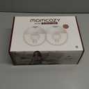 Momcozy M5 Hands-Free Wearable Breast Pump, Double-Sealed Flange for Baby-Like Comfort, 3 Modes & 9 Suction Levels, Portable Electric Pump  24mm, 2-Pack Cozy Red