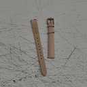 1302 Ultra-Thin Calfskin Leather Watch Strap for Women 12-22mm