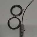 Cable Lock, 4-Digit Combination Wire Lock with 3 Rechangeable Steel Braided Steel Ropes (9"/24"/47"), Compact & Portable for Bikes, Luggage, Storage Units, Fence & Cabinet (Gun-Grey)