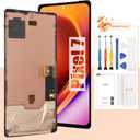 Screen for Google Pixel 7 Screen Replacement for Pixel 7 5G LCD Screen GVU6C,GQML3,GO3Z5 Touch Display Digitizer Assembly Repair Parts No Frame(Black with Fingerprint Function