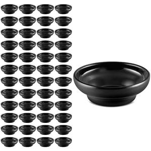 Carlisle FoodService Products 087503 Melamine Salsa Dish, 5 oz. Capacity, Black (Case of 48)