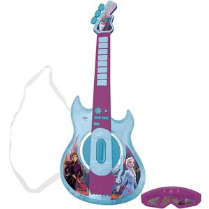 Lexibook, Frozen, Light-Up Electronic Guitar with Microphone, Glasses with Microphone, melodies, 2 Game Modes, MP3 Input, Blue/Purple, K260FZ