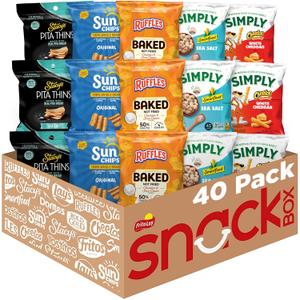 Frito-Lay Ultimate Smart Care Package 2.0, Variety Assortment of Snacks (Pack of 40) (EXP 09/22/26)