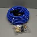 TOOLCY Super Flexible Pressure Washer Hose 50ft, 3400 PSI Kink Resistant Power Washer Hose 1/4 in., Replacement Power Wash Hose with M22 and 3/8" Quick Connection Kit for Gas & Electric