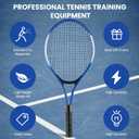 Kids Tennis Rackets Training Set - 7-in-1 Youth Tennis Racket Set, 2 pcs 19″ Rackets,1Tennis Trainer & 2Rebound Balls&1tennis Ball,Tennis Racquet Set for Beginners & Family Activities