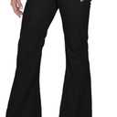 Men's Relaxed Stretch Vintage 60s 70s Bell Bottom Fit Comfort Flared Retro Leg Denim Jeans (Black) XL