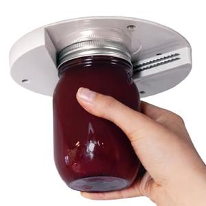 GHAMCHU 1 Pack Easy Grip Jar Opener for Seniors - Under Cabinet Jar Openers for Weak Hands, Arthritis jar opener, One Handed Gadgets & Bottle Opener - Kitchen Gadgets for Home Assistance