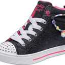Skechers Kids' Twinkle Sparks - Charm Bestie (Black) Size 1 