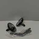 DREAMIZER 3" Motorcycle Vintage Mirrors Round Rear View Mirror 8mm Black Compatible with Harley Dyna Bobber Softail Chopper Cruiser Cafe Racer Street Electra Glide 19822018