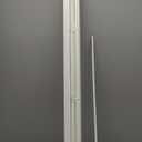 DEZ FURNISHINGS Cordless 1" Signature Mini Blind with Flexible Slats, 46" W x 48" H, Pearl White