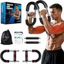 EAST MOUNT Twister Arm Trainer 20-110lb Adjustable Chest Workout Equipment for Men Women Portable Spring Resistance Muscle Builder Strength Training for Arms Chest Shoulders for Home Gym Fitness