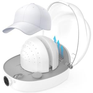 Automatic Cap Cleaner, All in One Hat Care Machine Steam Cleaning & Ironing and Drying
