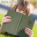 3 x Lined Spiral Journal for Women & Men, A58.46 Hardcover Spiral Notebook for Work,Note Taking, Journals for Writing,100 GSM, College Ruled 130 pages -Scarlet
