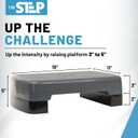 The Step Aerobic Platforms for Home Workout Steppers for Exercise, Mini