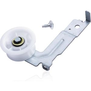 [Upgraded Dual Ball Bearings] BlueStars DC93-00634A Dryer Idler Pulley with Sturdy Clip  Compatible with Samsung Dryers DV45H7000EW DV48H7400EW DV42H5000EW DV48J7700EW DC96-00882C AP4373659 (Pack of 1)