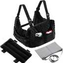 Geelin Post Mastectomy Pillow, Breast Surgery Lumpectomy Recovery Supplies, Post Mastectomy Essentials, Breast Reduction Pillow Recovery Belt Protection Surgery Gift (Black)