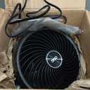 DREO Fan for Bedroom, 13-Inch Oscillating Table Air Circulator Fan for Whole Room, 120 Tilt Adjustment, 25dB Ultra-Quiet, 75ft Powerful Airflow, 4 Speeds Desk Fans with Remote for Home, Office (Black)