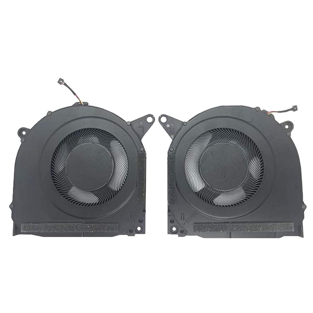 New CPU + GPU Cooling Fan for Lenovo Legion S7-15IMH5 S7-15ARH5 S7-15ACH6 Y9000X R9000X R9000V 2021/2021H Series DFS5K123043639 FN36 DFS5K121142629 FN35 DC5V Fan Note: It Cannot be Used for 12V Fans