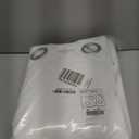 NICETOWN 100% Blackout Window Curtain Panels, Cold and Full Light Blocking Drapes with Black Liner for Nursery, 84 inches Drop Thermal Insulated Draperies (White, 2 Pieces, 52 Wide Each Panel)