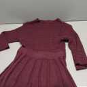 SENSERISE Fall Sweater Sets Skirt Sets Women 2 Piece Outfits Long Sleeve Top and Skirts Set Loungewear (X-Large, Burgundy Red)