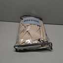 100% Blackout Shield Linen Blackout Curtains for Bedroom 63 Inches Long, Back Tab/Rod Pocket Living Room Drapes, Thermal Insulated Blackout Curtains 2 Panels Set, 50" W x 63" L,Cream