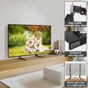 TAVR Universal Table Top TV Stand Mount for 27 30 32 37 40 43 47 50 55 60 65 Inch LCD LED Flat/Curved Screen TVs, Height Adjustable TV Legs, Strong TV Base Holds up to 88 lbs, Max VESA 800x500mm