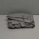 River Dream No Hook Hotel Cloth Grey Shower Curtain Soft Microfiber & Waterproof - Fabric Shower Curtain or Liner, Washable & Bottom Magnets, Gray, 71x74