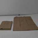 JELLYMONI Pillowcases Standard Set of 2 Cotton Button Pillow Covers 20×26in Caramel Bed Pillow Cases 100% Washed Cotton Soft Breathable (Pillows are not Included)