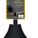 Korky BeehiveMAX Hideaway - Heavy Duty Toilet Plunger with Holder in Black - Drip Free Carry-Seals All Bowl Shapes Powerful Clog Removal, 97-5B