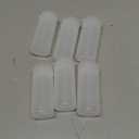 Travel Size Plastic Empty Toiletry Bottles, 30ml (1 oz) Pack of 6 Liquid Containers with Labels