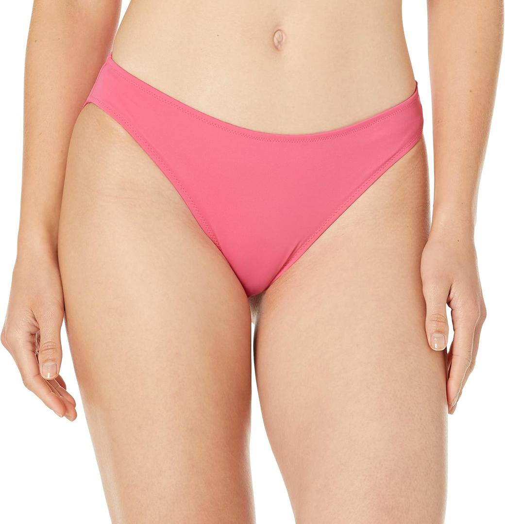 Amazon Essentials Women's Classic Bikini Swimsuit Bottom (X-Large, Hot Pink)