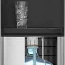 Brio 520 ICE Water Dispenser for 5 Gallon Bottle | Bullet Ice Maker Bottom Load Cooler | UV Self Cleaning, LED Touch Display with Digital Clock, Night Light, Child Safety Lock | 2X Fast Dispense