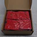 Sweetude 100 Pieces Velvet Drawstring Bags Jewelry Pouches for Christmas 2.76 x 3.54 Inches Wedding Mini Gift Bags for Christmas, Party Favors(Red)