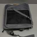 Dog Bike Basket, Expandable Soft-Sided Pet Carrier Backpack with 4 Open Doors, 4 Mesh Windows for Small Dog Cat Puppies-Grey (Grey-Fits 6-15 Lbs)