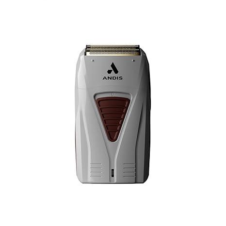 Andis TS-1 17235 Pro Foil Lithium Titanium Foil Shaver, Cord/Cordless, Smooth Shaving Cordless Shaver with Charger, Gray