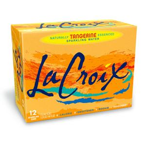 La Croix, Tangerine Sparkling Water, 12 oz, (pack of 12), BB FEB062027
