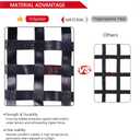 Surmountway Cargo Net for Pickup Truck Bed(42" x 50"), Truck Bed Cargo Net with Capacity 1100LBS, Heavy Duty Cargo Nets with Adjustable Cam Buckles & S-Hooks, Truck Cargo Net for Trailer Trucks