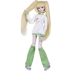 1/3 SD Doll 24" Ball Jointed BJD Doll Anime Style Fashion Doll Movable Joints Dolls, Sunny Girl, Blond Braid Hair