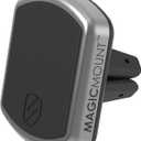 Scosche MPVB MagicMount Pro Magnetic Car Phone Holder - Strong Magnet Mount for iPhone and Android - Secure Magnetic Mount for Car Air Vent - Universal 360 Adjustable Mobile Cell Holder (1 Pack)